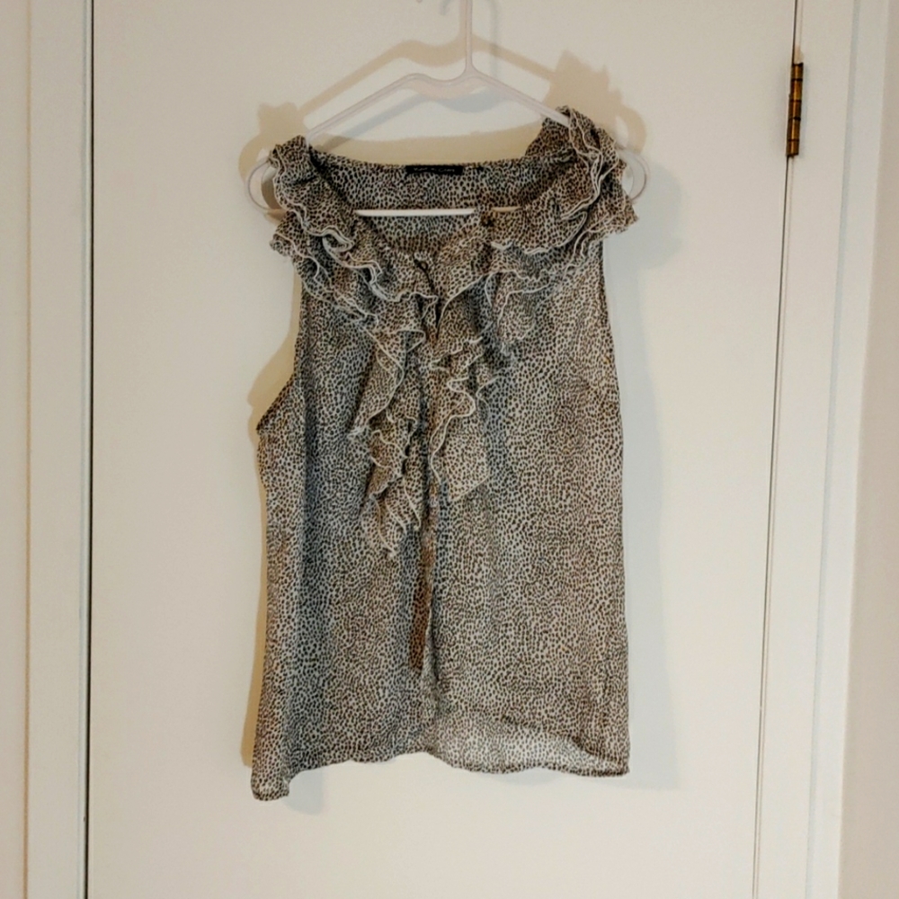 Sheer top.